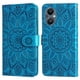 thumbnail image 3 of Funda tipo cartera FOXDOCK para OPPO Reno 7Z , diseño girasol en relieve, cuero PU, cierre magnético, soporte y tarjetero, 3 of 5