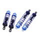 thumbnail image 1 of 4x Amortiguadores delanteros y traseros de metal para 1/8 JLB HSP EM Racing Car Blue, 1 of 5