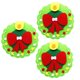 thumbnail image 5 of kit de fieltro de aguja de bolsa de regalo de navidad diy para principiantes flor de navidad, 5 of 5