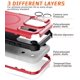 thumbnail image 5 of Diverbox Funda para iPhone 17 Pro 6,3" Roja MagSafe a prueba de golpes, 5 of 8