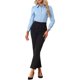 thumbnail image 2 of INSPIRE CHIC Camisa Leotardo para Mujer con Cuello Casual de Negocios con Botones y Mangas Largas Body Top M Azul Claro, 2 of 6