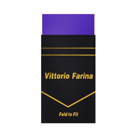 Pañuelo de bolsillo Vittorio Farina 8 cm x 17 cm púrpura
