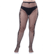 thumbnail image 3 of Medias de Red con Flores de Rosas para Mujer - Pantimedias de Cintura Alta de Malla Transparente con Bordado de Flores, Medias Sexys Casuales para Playa, Fiesta y Uso Diario, Tallas Extra Disponibles, 3 of 5