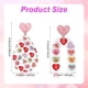 thumbnail image 2 of 2 pares de aretes de San Valentín, 2 estilos de acrílico con forma de corazón, colgantes con mensaje, conversación, estampado de gota de agua, regalo de joyería para novia, suministros para fiestas., 2 of 7