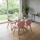 thumbnail image 2 of Comedor Mesa Rectangular Greta 140x90 + 4 Sillón Rubik Rosado, 2 of 2
