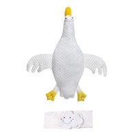 Magideal - Almohada Para Bebé Almohada Relajante Para Bebé Cojín De Ganso Blanco Cómodo Juguete De Peluche Para Recién Nacidos Niños Adultos Niños Para Estilo B
