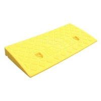Magideal - Rampa De , Almohadilla De Pendiente De Carretera, Portátil, Antideslizante, Resistente, Triangular, Para Escalada, Rampa De Umbral Para Vehículos Amarillo 50Cmx22Cmx5Cm