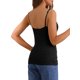 thumbnail image 3 of INSPIRE CHIC Camiseta de Mujer para Regreso a Clases con Sujetador Incorporado, Correa Ajustable, Vuelo Fluido, Comi Chaleco Negro XL, 3 of 6