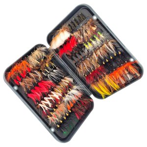 Ioensy - Moscas De Pesca Con Mosca, Prácticos Regalos De Pesca Hechos A Mano, Señuelos Para Truchas, Herramientas De Pesca, 120 Piezas