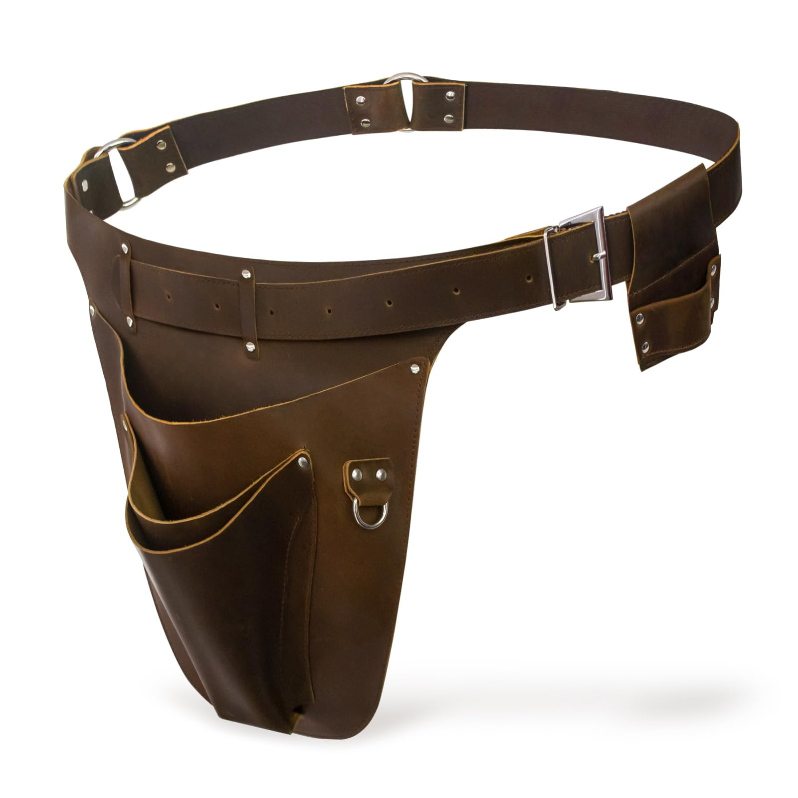 Xusx111 - Cinturones De Herramientas De Jardín De Cuero Para Hombres - Regalos De Jardineros Para Mujeres, Pequeño Cinturón De Herramientas Para Floristas, Electricista, Carpintero, Granjero De Flores