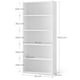 thumbnail image 2 of Librero Estanteria 5 niveles Blanco, 2 of 8