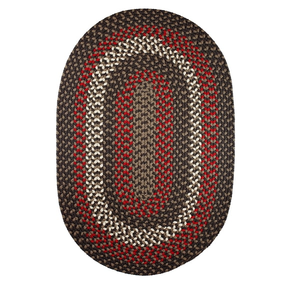 Area Rug Rhody Manhattan MA34 de terciopelo, 60 cm x 90 cm, ovalada