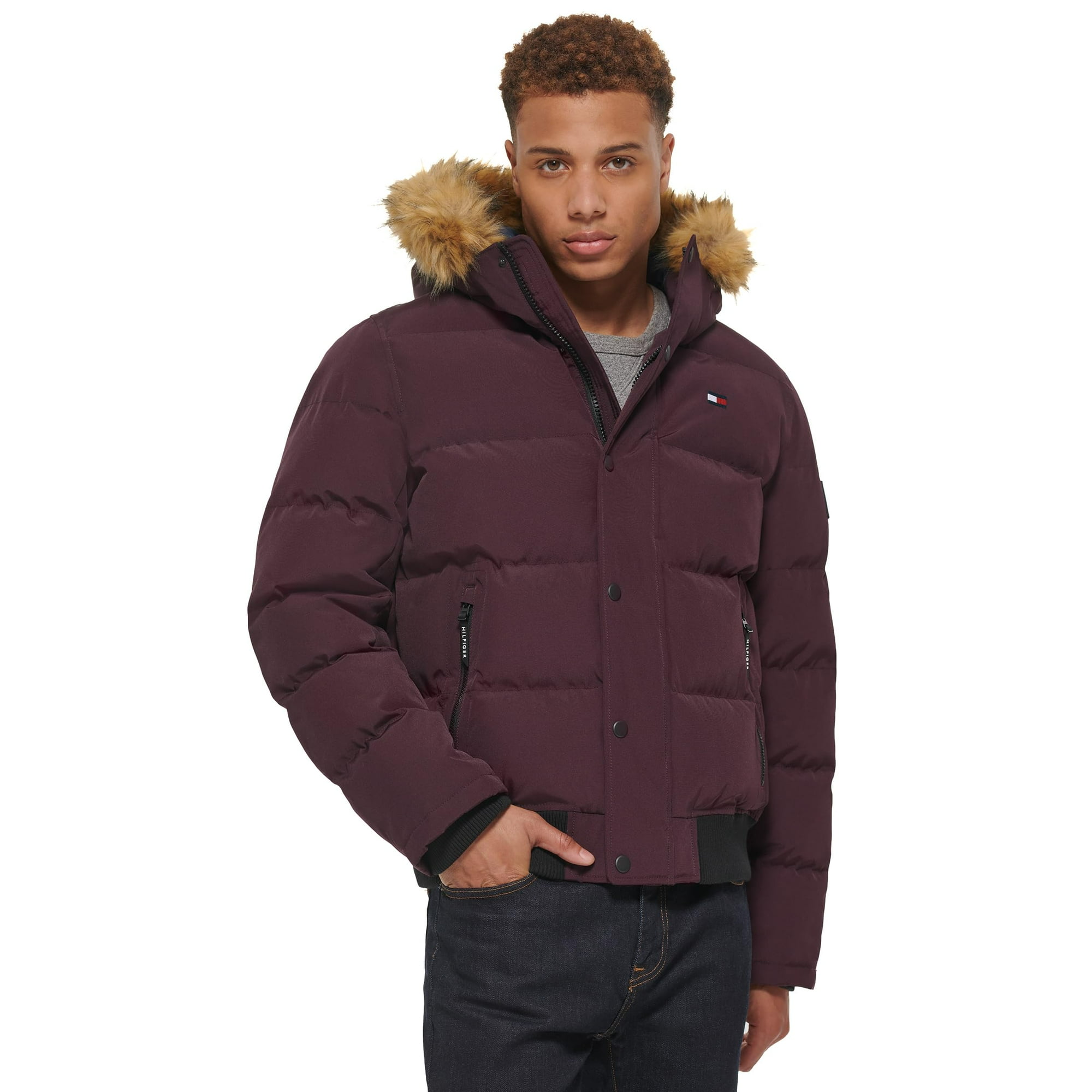 Chaqueta Tommy Hilfiger De Tela Ártica Acolchada Para Hombre