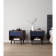 thumbnail image 2 of Buró Manhattan Comfort Duane con diseño acanalado azul marino, 2 of 7