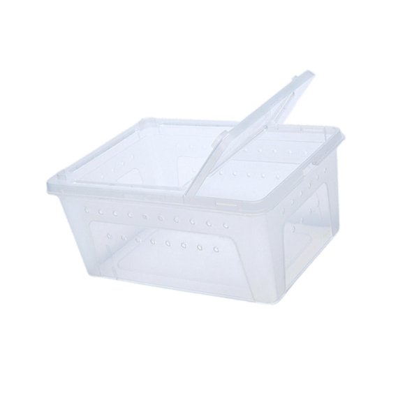 Comedero Ligero Para Reptiles, Jaula Para Animales, Para Ranas, Geckos Y Escorpiones, Color Blanco