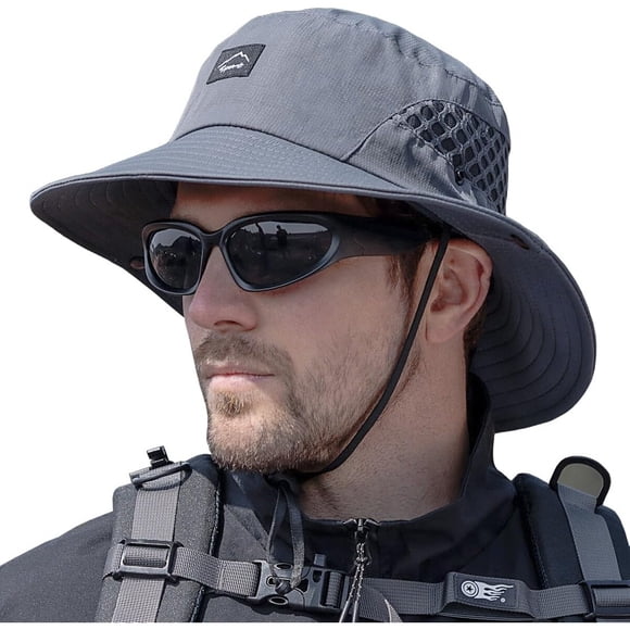 Sireck Fishing Hat, UPF50 Wide Brim Sun Hat for Men Women