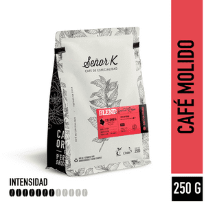Café Señor K - Café Molido Tueste Intenso Señor K Blend Los Andes 250G