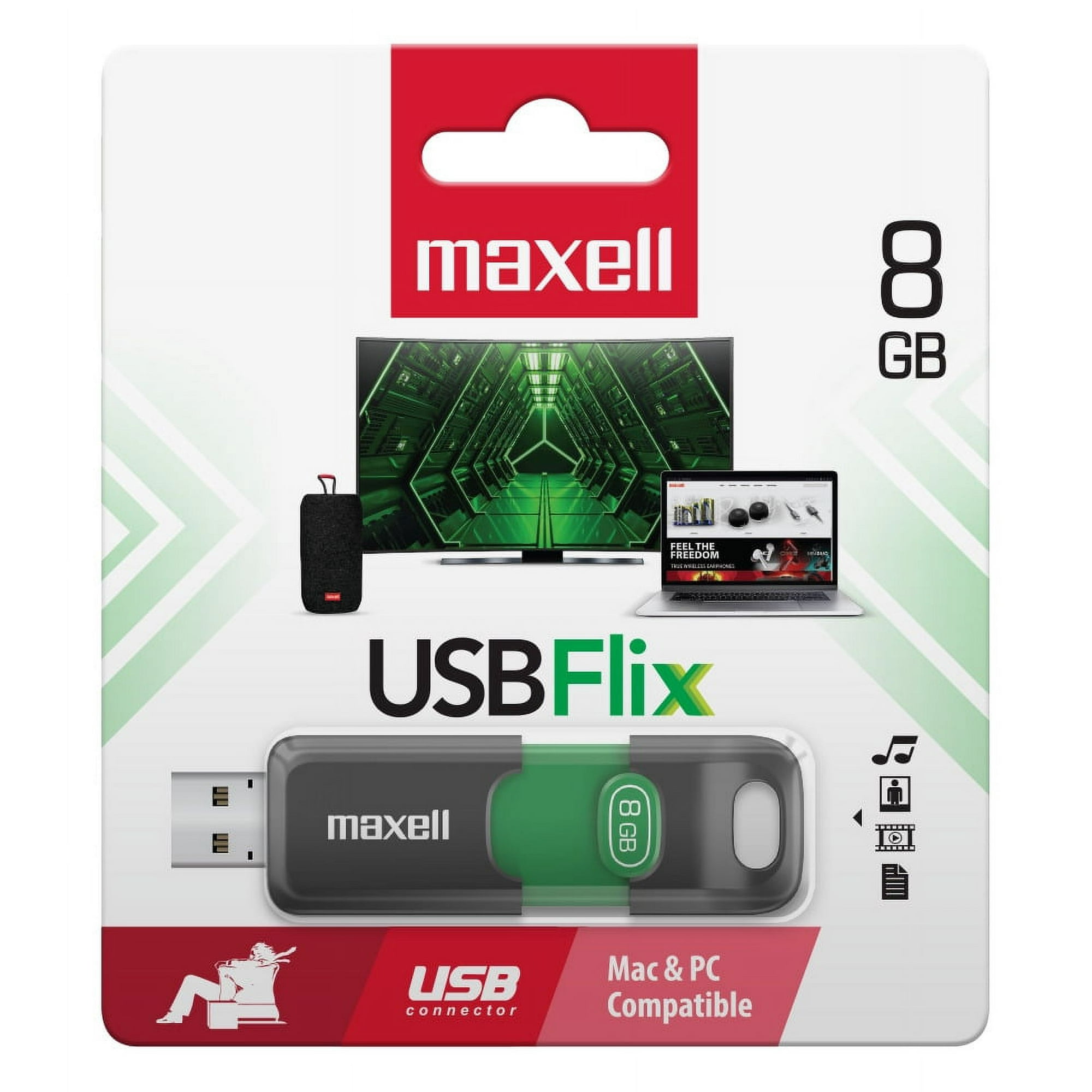 Pendrive Maxell Flix 8gb 2.0