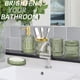 thumbnail image 4 of Juego de accesorios de baño Towoaafu Green Glass, 5 piezas, 4 of 7
