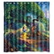 thumbnail image 1 of Cortina de ducha de cuento de hadas de Blancanieves, juego de cortina de baño con ganchos, tamaño 66 x 72 pulgadas, 1 of 3