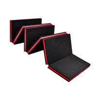 Ioensy - Mecánica Plegable Eva Mat Reutilizable Mat De Rodilla Plegable Para Ejercicio De Gimnasio De Entrenamiento Rojo