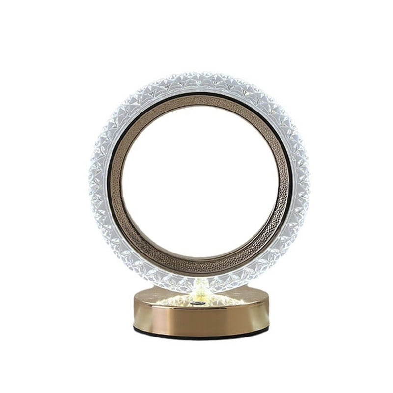 Genérico - Lampara Mesa Aro Led Elegante Compacto Moderna Lau