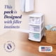 thumbnail image 2 of Carrito de almacenamiento HOMZ Drawer Tower de 3 niveles, plástico blanco enrollado, 2 of 9