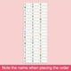 thumbnail image 1 of 60/120/240pcs Transparent Name Sticker Custom Stickers Waterproof MEDIUM Size 1.34x0.47inch Personalized Children Label For Schlool Stationery Waterbottle Office Supplies, 1 of 4
