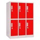 thumbnail image 3 of Locker P0221 Metalico 6 Puertas Rojo, 3 of 4