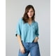 thumbnail image 1 of Blusa Mujer Crep cuello camisero Verde Polemic, 1 of 3