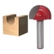 thumbnail image 1 of Fresa Madera Media Caña Vástago ¼ X 1 1pcs, 1 of 2