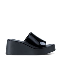 Sandalia Casual Plataforma Negra Mujer Weide Qiu330