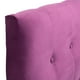 thumbnail image 2 of Respaldo Cama 1,5 Plazas Felpa Morado Sevilla CP, 2 of 2