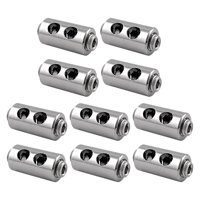 Ioensy - 10 Piezas De Abrazaderas De Cable De Alambre De 3 Mm De Montaje Sencillo Y Resistente Para Fijar Pancartas