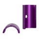 thumbnail image 3 of Espaciador Adaptador De Manillar De Cu?a Para Vástago De Bicicleta De 25,4 A 31,8 Mm - 1 Par, Morado, 3 of 5