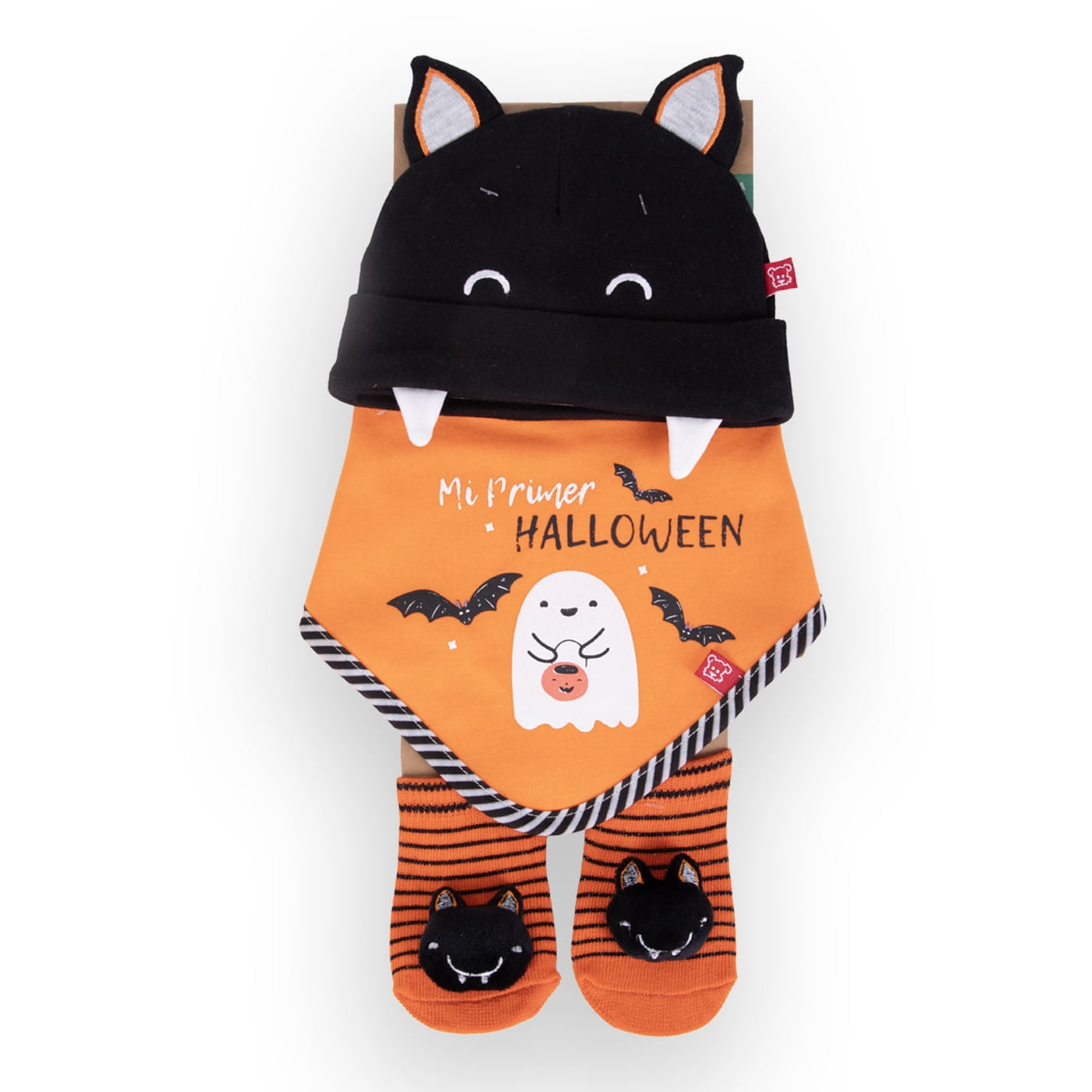 Set Recién Nacido Unisex Negro Pillin