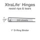thumbnail image 2 of Binder Oxford, 3 anillos en D de 1 pulgada, capacidad para 240 hojas, paquete de 4, 2 of 7