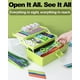 thumbnail image 5 of Organizador de almacenamiento TERGOO Caja para manualidades de 3 capas con asa (verde), 5 of 7