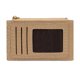 thumbnail image 4 of Billetera tarjetero mujer con monedero Zoe café claro Carven, 4 of 5