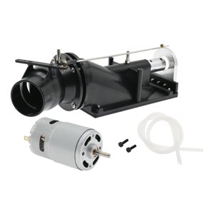 Magideal - Propulsor De Pulverización De Motor De Reacción Rc De 40Mm Con Motor, Piezas De Bricolaje De Barco Modelo De Control Remoto Negro