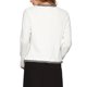 thumbnail image 3 of Chaqueta de punto abierta de manga larga para mujer INSPIRE CHIC, casual de negocios, para vestido 2XL Blanco, 3 of 5