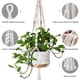 thumbnail image 4 of Macetero Colgante Para Plantas De Macramé Para Interiores Paquete De 3, 4 of 7