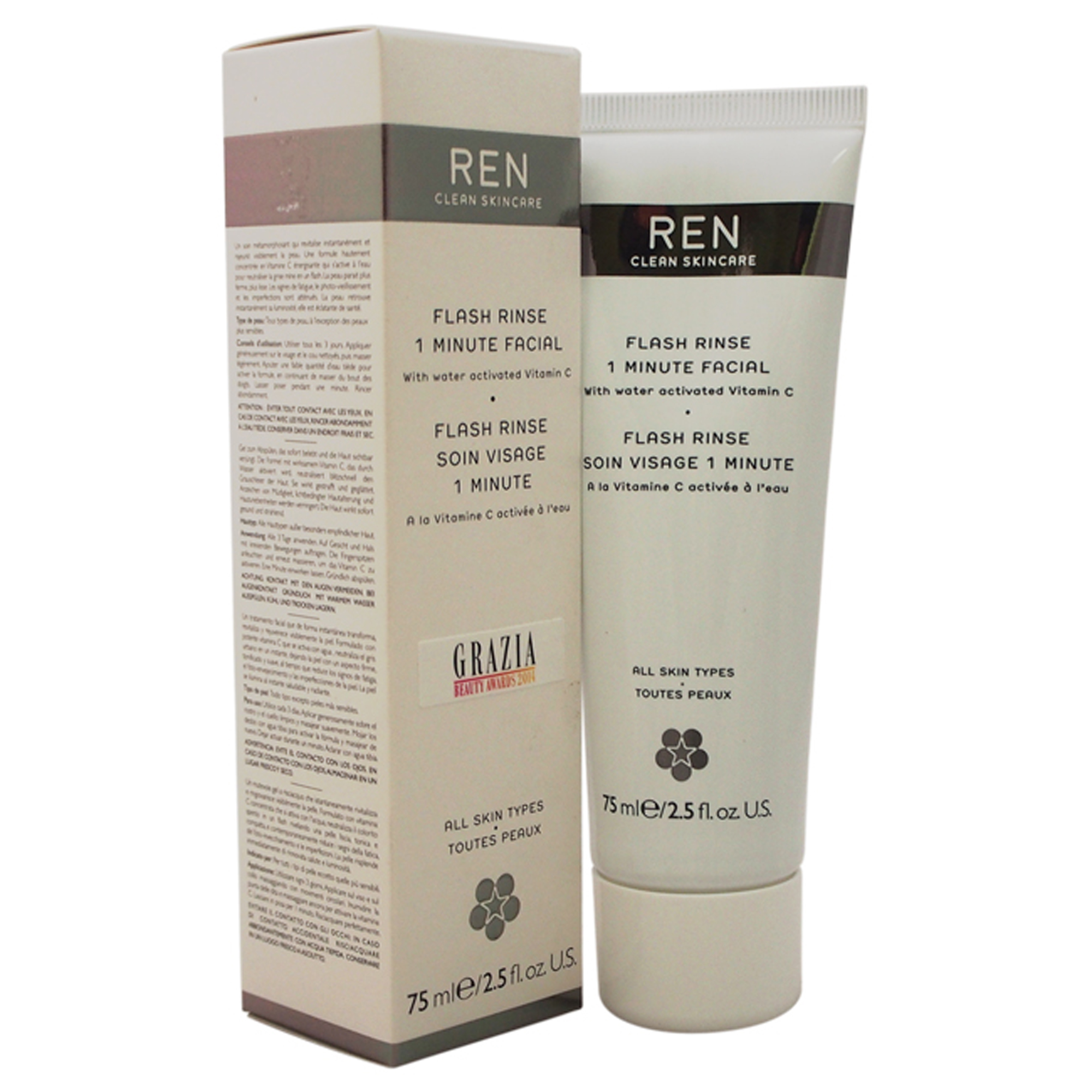 Enjuague Facial Ren 75Ml Unisex