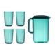 thumbnail image 3 of Jarra De Agua Para Puerta De Nevera Con Tapa, Jarra De Nevera De 2 L Para Jugo, Bebida De Limonada, 5 Uds., Verde, 3 of 5