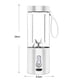 thumbnail image 2 of Potente licuadora portátil para batidos y smoothies, licuadora de tamaño personal con batería recargable, 2 of 5
