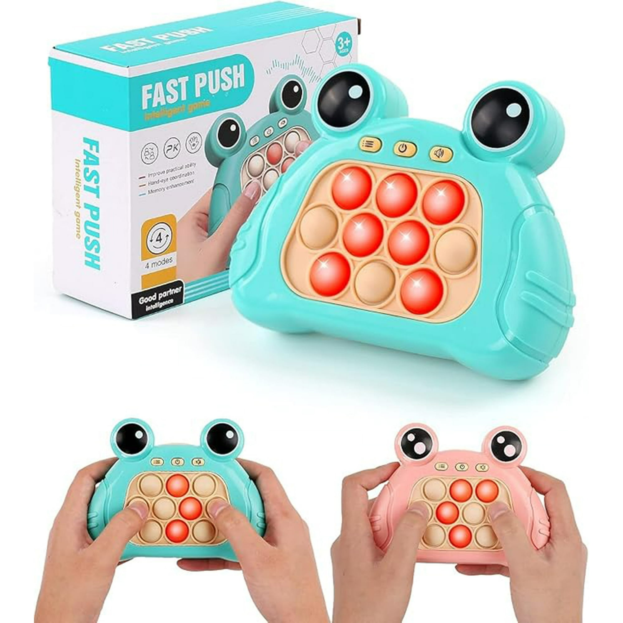 Veatool - Juguetes Eléctrico Antiestrés,máquina De Juego De Rompecabezas De Descompresión,aliviar El Estrés Y El Aburrimiento,cumpleaños,halloween,acción De Gracias,navidad(rana)