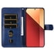 thumbnail image 2 of Funda con Cremallera para Xiaomi Poco M6 Pro 4G, Carcasa Cartera de Cuero PU con Soporte y Tarjetero, 2 of 6