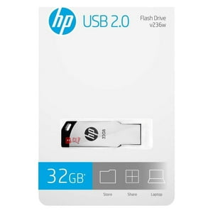 Pendrive Hp V236W 32Gb 2.0 Plateado - Ps