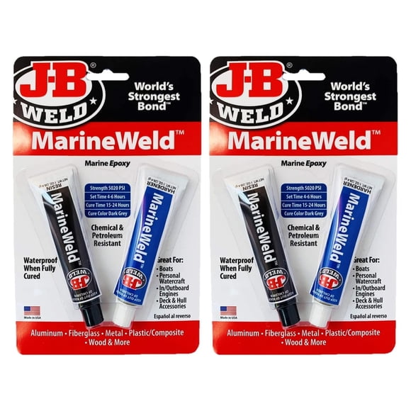 J-B Weld 8272 MarineWeld Epoxi Marino - 2 oz, 2 unidades