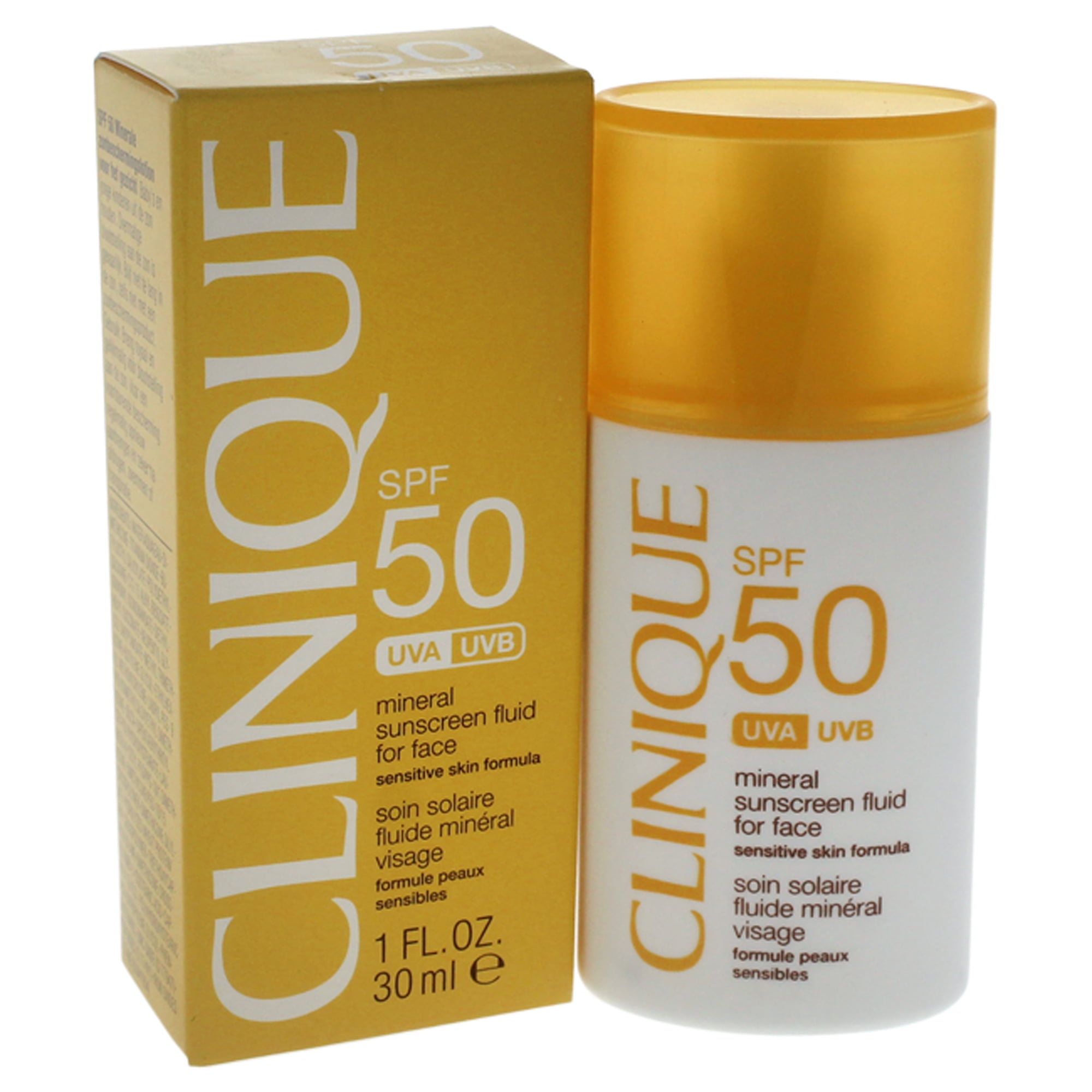 Clinique - Fluido Protector Solar Mineral De Amplio Espectro Spf 50 Para Rostro De Para Mujeres - 1 Oz De Protector Solar